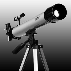  Vivitar 60-120x46.0mm Refractor Telescope with Full Size Expandable Tripod, 3x Finder Scope, Mirrored Diagonal Eyepiece 