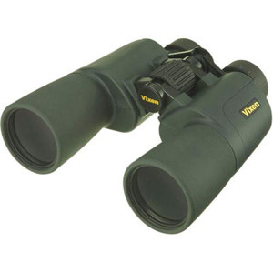  Vixen 10x50 CFW Ascot Water Proof Porro Prism Binocular with 6.5 Degree Angle of View, 5mm Exit Pupil, 25.0 Brightness, 18mm Eye Relief, 29' (9m) Close Focus, 