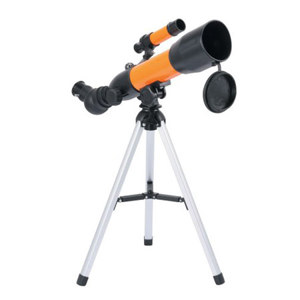  Vixen Nature Eye 50mm, 360mm Focal Length Refractor Telescope, 5x20 Finder, H10mm Eyepiece, Altazimuth Mount, Table-top Tripod and 2x Barlow Lens 