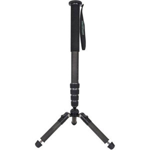  VariZoom Chickenfoot Carbon Fiber 4-Section Monopod with Fold-Down Tripod Foot - Supports 25lbs 