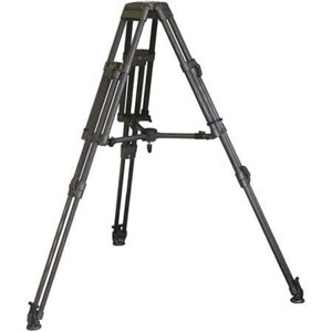  VariZoom VZ-TC100C Heavy-Duty Carbon Fiber Tripod with 100mm Bowl Size, Maximum Height 57" 