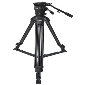  VariZoom VZ-TK100A 100mm Tripod/Head Combo, Includes VZ-FH100 Head, VZ-T100A Tripod 