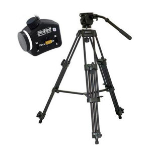  VariZoom VZ-TK75A Video Tripod with 65mm Fluid Head - Bundle - with  Stealth PZFI Zoom Control for DVX100B and HVX200 Cameras 