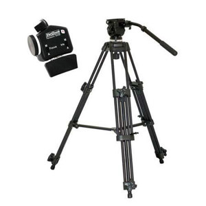 VariZoom VZ-TK75A Video Tripod with 65mm Fluid Head - Bundle - with VZ-ROCK-PZFI Rocker Zoom Control for DVX100B and HVX200 Video Cameras 
