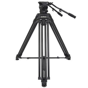  VariZoom VZTKC100A 100mm Tripod/Head Combo, Includes VZ-FH100 Head and VZ-TC100A Aluminum Tripod 