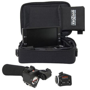  VariZoom Zoom, Focus & Iris Lens Control Plus 7" Monitor Kit for Panasonic Series Cameras with Dual Port 