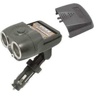 Wagan 2104 Twin Socket Battery Charger with Map Light: Picture 1 regular