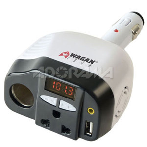 Wagan 2413 All-in-1 120 Watt AC USB Power Inverter 2413-6