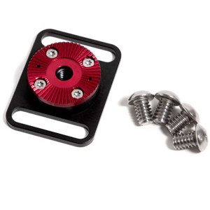 Wooden Camera Bolt On Rosette (RED): Picture 1 regular