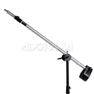 Westcott 3.9' to 6.5' Adjustable Chrome Boom Ar...: Picture 1 regular