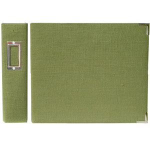 We-R-Memory Keepers Handmade Linen Ring 8" x 8" Album 70407-2