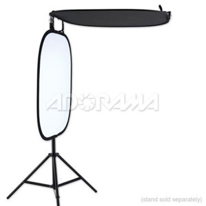  Westcott L-Gobo, 42" Portable Top & Side Light Blocker with Illuminator Arm & Connector Straps 