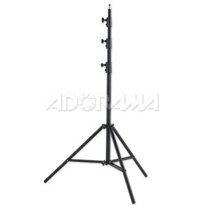  Westcott Pro 13' Air Cushioned Lightstand with 5/8 Mounting Stud, 4 Sections with 3 Risers, Black Anodized. 