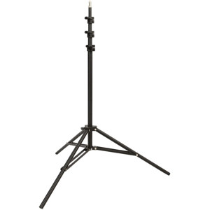  Westcott Pro 8' Free Sliding Lightstand with 5/8 Mounting Stud, 4 Sections with 3 Risers, Black Anodized. 