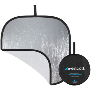 Westcott Illuminator Reflector Panel,42in, Silver/White: Picture 1 regular