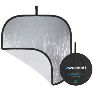 Westcott Illuminator Reflector Panel 52" Silver/White 