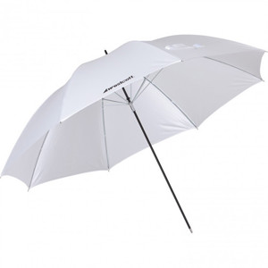  Westcott 2005 45" Optical White Satin Umbrella - Fiberglass Frame 