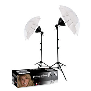  Westcott uLite 2 Light Umbrella Kit - Floodlight / Umbrella / Stand Outfit 