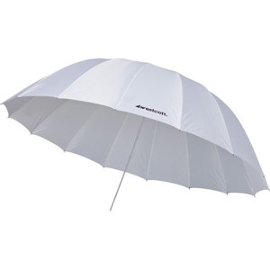  Westcott 7 Feet White Diffusion Parabolic Umbrella 