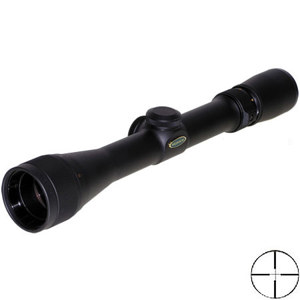  Weaver 3-9x32mm Classic RV-9 Rimfire Riflescope, Matte Black with Dual-X Reticle & Adjustable Objective. 