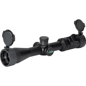  Weaver 2.5-10x44 KASPA Tactical Series Riflescope, Matte Black with Illuminated Mil-Dot Reticle, 30mm Tube, Side Parallax Focus 