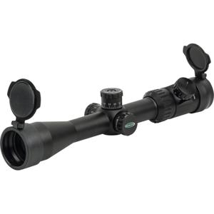  Weaver 3-12x44 KASPA Tactical Series Riflescope, Matte Black with Illuminated EMD Reticle, 30mm Tube, Side Parallax Focus & Tactical Turrets 