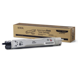 Xerox 106R01076 Standard Capacity Black Toner Cartridge for Phaser 6300/6350 Series Printer, 4000 Pages 