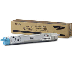  Xerox 106R01082 High Capacity Cyan Toner Cartridge for Phaser 6300/6350 Series Printer, 7000 Pages 