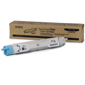  Xerox 106R01214 Standard Capacity Cyan Toner Cartridge for Phaser 6360 Series Printer, 5000 Pages Yield 