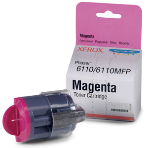 Xerox 106R01272 Magenta Toner Cartridge for Phaser 6110 and Phaser 6110MFP Series Printer, 1000 Pages Yield 