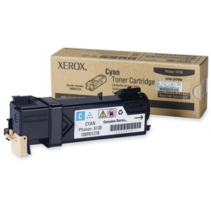 Xerox 106R01278 Cyan Toner Cartridge for Phaser 6130 Series Printer, 1900 Pages Yield 