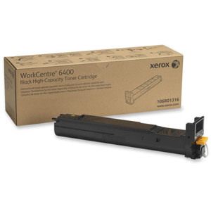  Xerox 106R01316 High Capacity Black Toner Cartridge for WorkCentre 6400, 12000 Pages Yield 