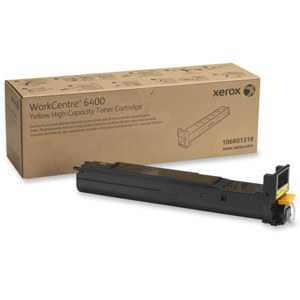  Xerox 106R01319 High Capacity Yellow Toner Cartridge for WorkCentre 6400, 16500 Pages Yield 