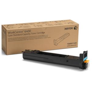  Xerox 106R01320 Standard Capacity Cyan Toner Cartridge for WorkCentre 6400 Series Printer, 8000 Pages Yield 