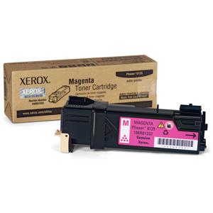  Xerox 106R01332 Magenta Toner Cartridge for Phaser 6125 Series Printer, 1000 Pages Yield 