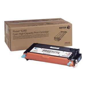  Xerox 106R01388 Standard Capacity Cyan Toner Cartridge for Phaser 6280 Series Printer, 2200 Pages Yield 