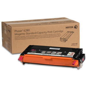  Xerox 106R01389 Standard Capacity Magenta Toner Cartridge for Phaser 6280 Series Printer, 2200 Pages Yield 