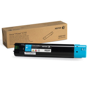  Xerox Cyan High Capacity Toner Cartridge, Yields 12000 Pages 
