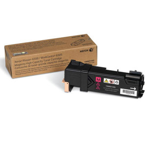  Xerox 106R01595 High Capacity Magenta Toner Cartridge for Phaser 6500 and WorkCentre 6505 Series Printer, 2500 Pages Yield 