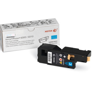  Xerox 106R01627 Standard Capacity Cyan Toner Cartridge for Phaser 6010 Series Printer, 1000 Pages Yield 