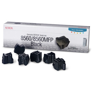  Xerox 108R00724 Black Solid Ink for Phaser 8560MFP/ 8560 Series Printer, 6 Sticks, 6800 Pages Yield 