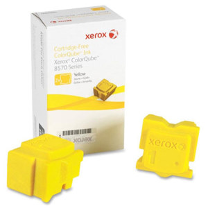  Xerox 108R00928 Yellow ColorQube Ink for ColorQube 8570 Series Printer, 2 Sticks, 4400 Pages Yields 
