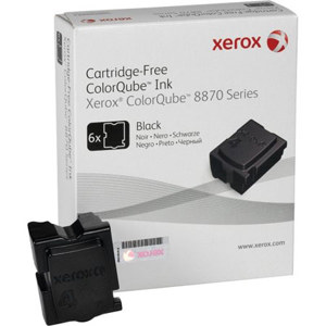  Xerox 108R00953 Black ColorQube Ink for ColorQube 8870 Series Printer, 6 Sticks, 16700 Pages Yields 
