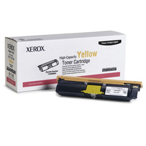  Xerox 113R00694 High Capacity Yellow Toner Cartridge for Phaser 6120 Series Printers, 4500 Pages Yield 