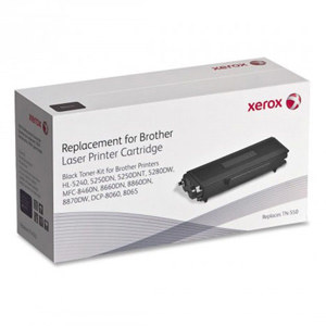  Xerox TN550 Replacement Black Toner Cartridge for Brother Printers, 3800 Pages Yield 