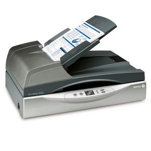  Xerox DocuMate 3640, 8.5" x 38" VRS Pro Flatbed Scanner with Visioneer OneTouch Technology, Kofax VRS Professional, 600 dpi, USB 2.0 