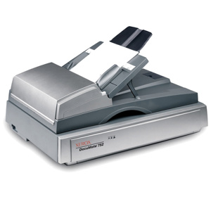  Xerox DocuMate 752, 11.7" x 17" Sheetfed Scanner with Visioneer OneTouch Technology, 600 dpi, USB 2.0 