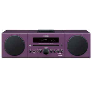 Yamaha MCR-042 Bookshelf Micro Component System, Purple: Picture 1 regular