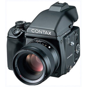 CONTAX 645-AF W/AE PRISM, 80MM F2, Crack in vie...: Picture 1 regular