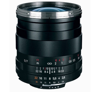  Zeiss 25mm f/2.8 Distagon T* ZF-2 Series Manual Focus Lens for the Nikon F (AI-S) Bayonet SLR System. 